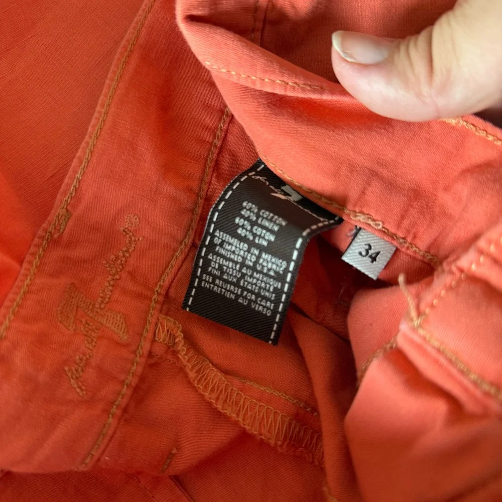7 For All Mankind Men's Salmon Shorts - Picture 3 of 6